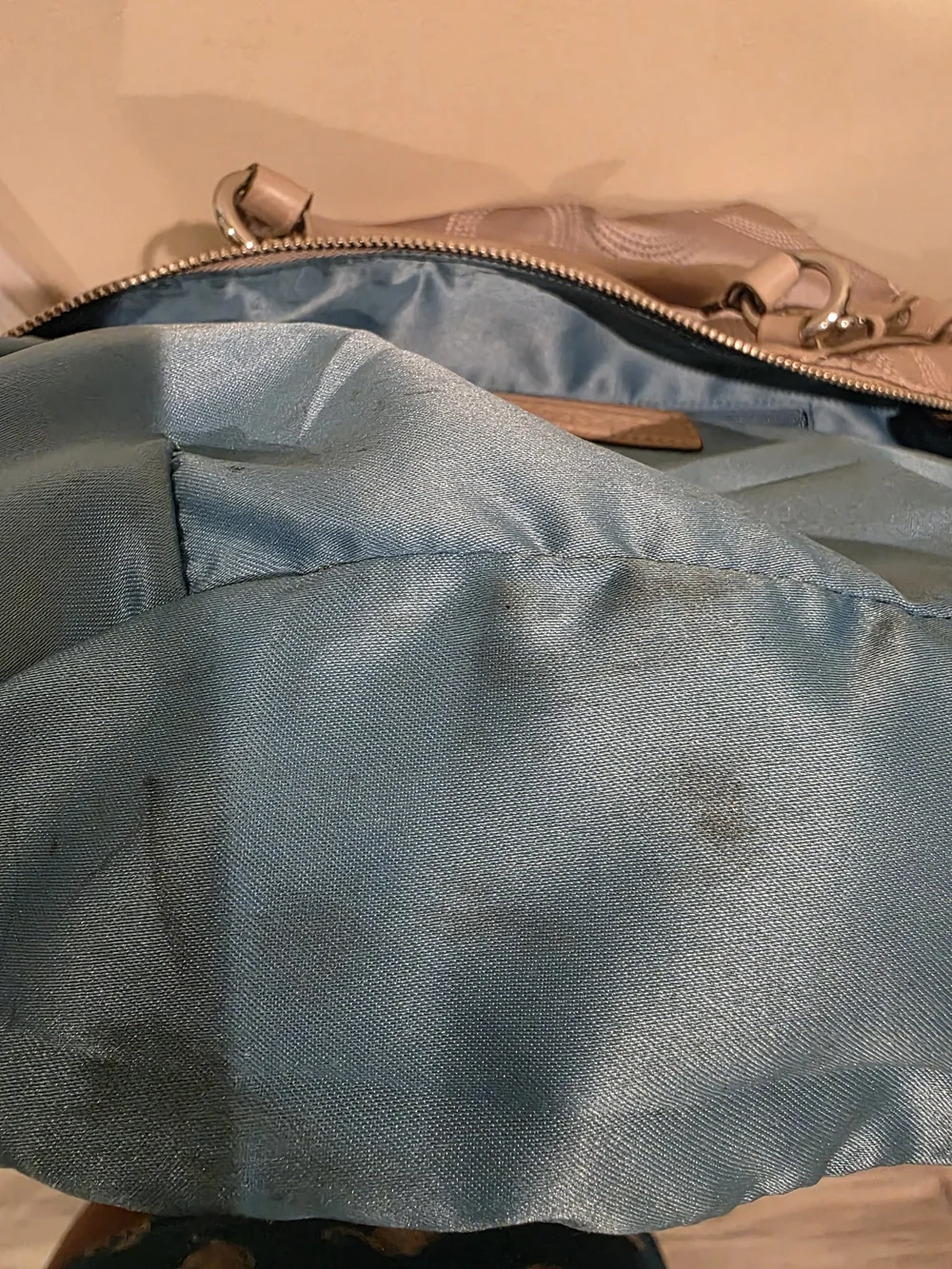 Coach Beige Signature Satchel